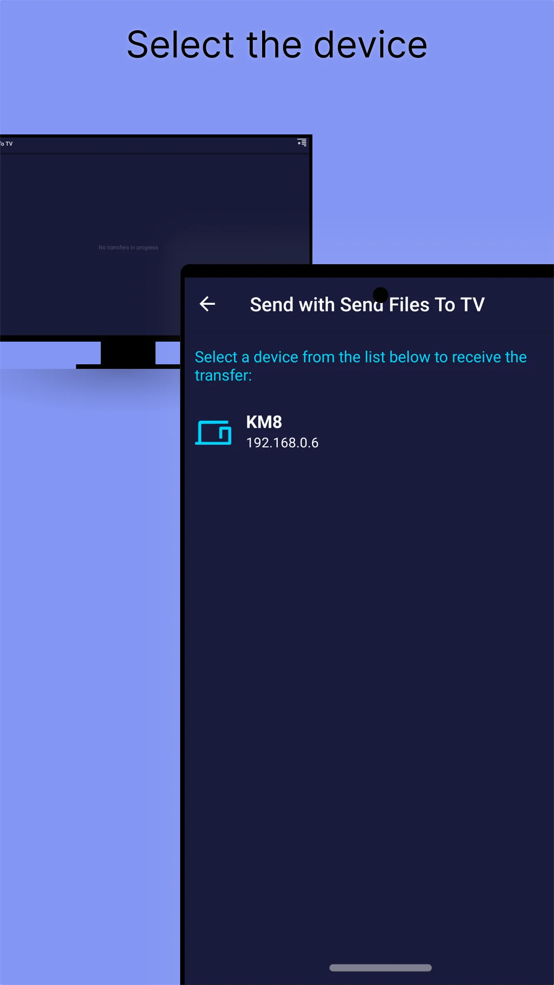 Send APK to TV