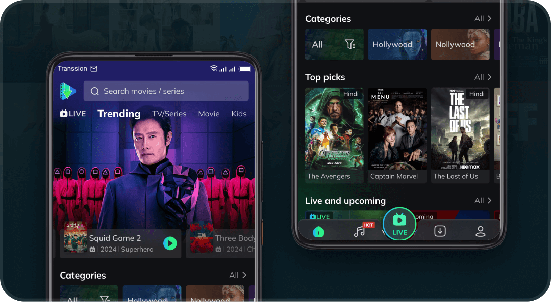 Watch Movies and Shows