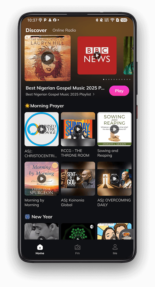 FM app preview