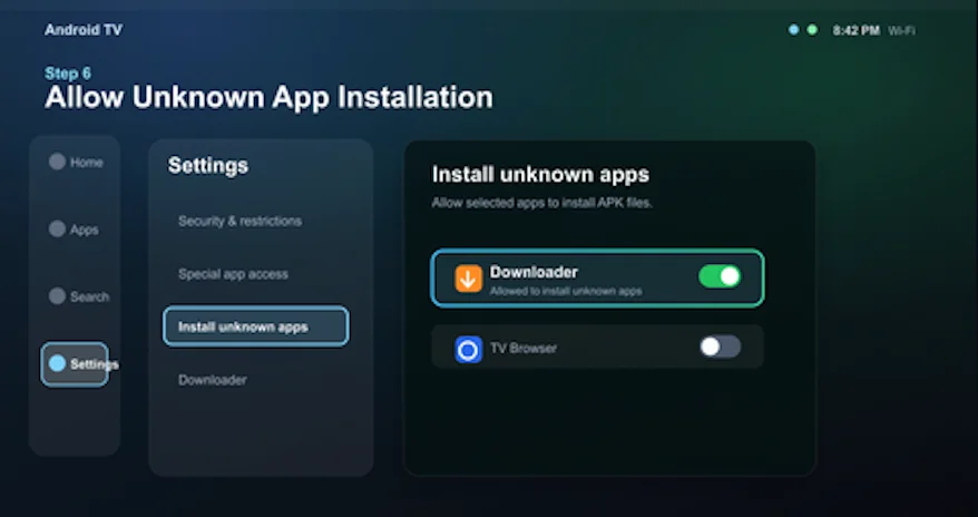 Allow installation